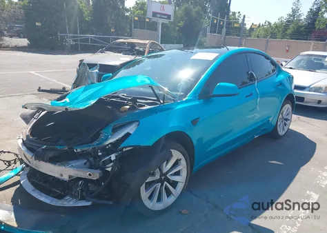 2021 Tesla Model 3 Long Range Dual Motor All-Wheel Drive из США, поврежденный, VIN 5YJ3E1EB3MF078181